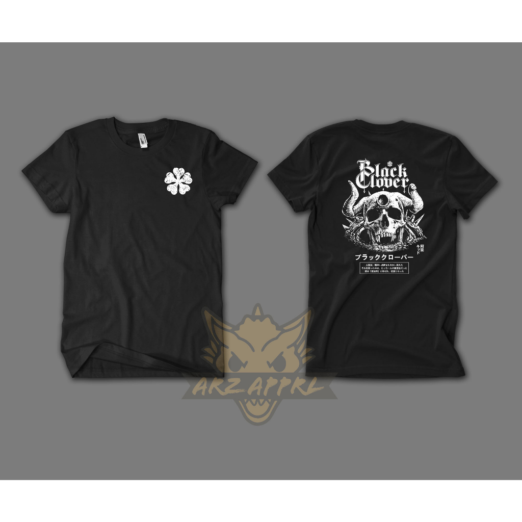 T-SHIRT KAOS DISTRO BLACK CLOVER