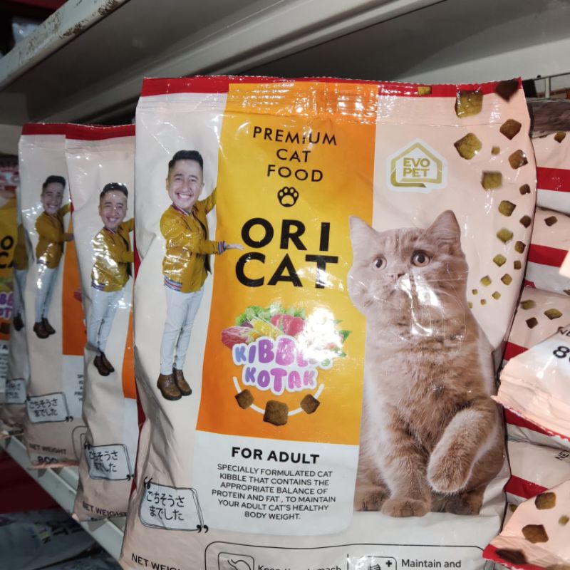 Makanan kucing ori cat Freshpack 800gr - Oricat adult 800gr