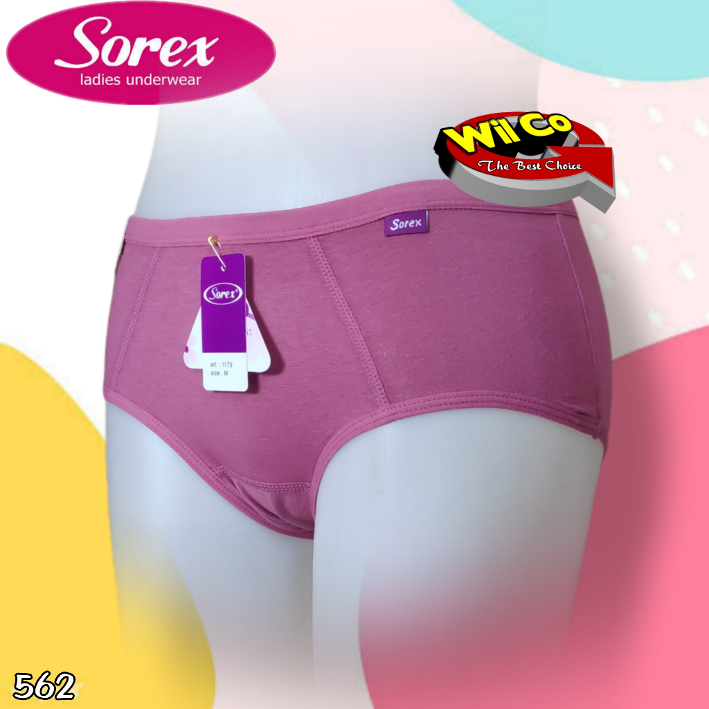 K562 - [Harga Per 1 Potong] CELANA DALAM WANITA PAKAIAN WANITA PAKAIAN DALAM SOREX MIDI SIZE M - QL