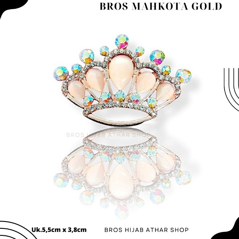 Bros love Korea import premium bross hati mutiara permata brooch by Athar shop 1