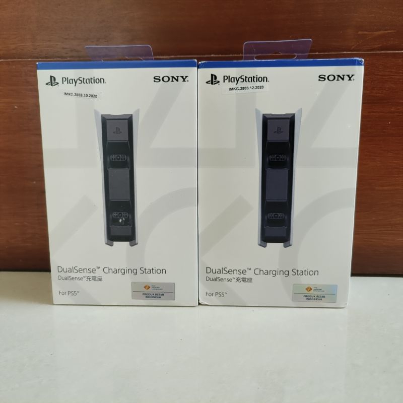 (Resmi) PS5 Dualsense Charging Station Original Dual Sense Dock Stik