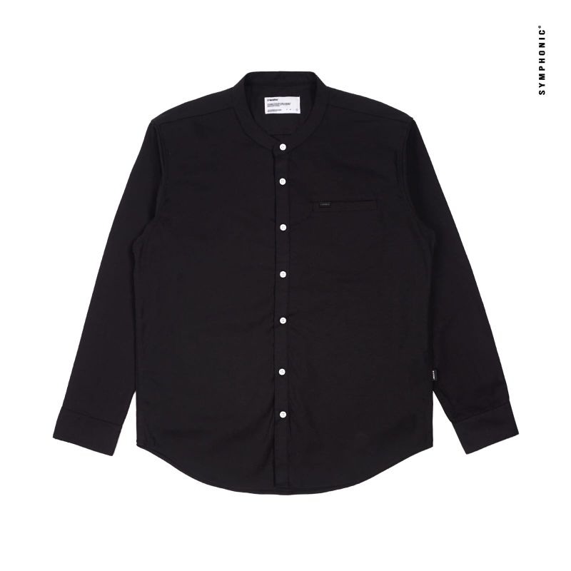 KEMEJA KURTA PRIA HITAM SYMPHONIC
