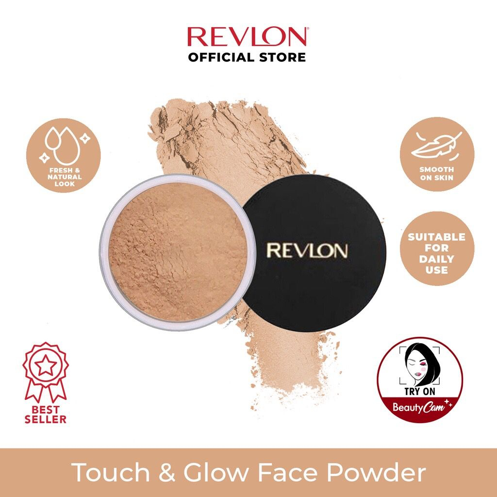 Revlon Touch &amp; Glow Face Powder 24 gram (kecil)