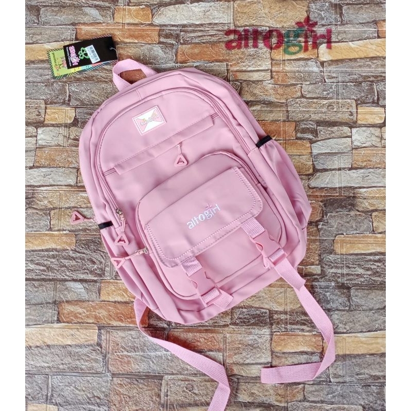 tas ransel sekolah anak cewek SD SMP alto rainbow original