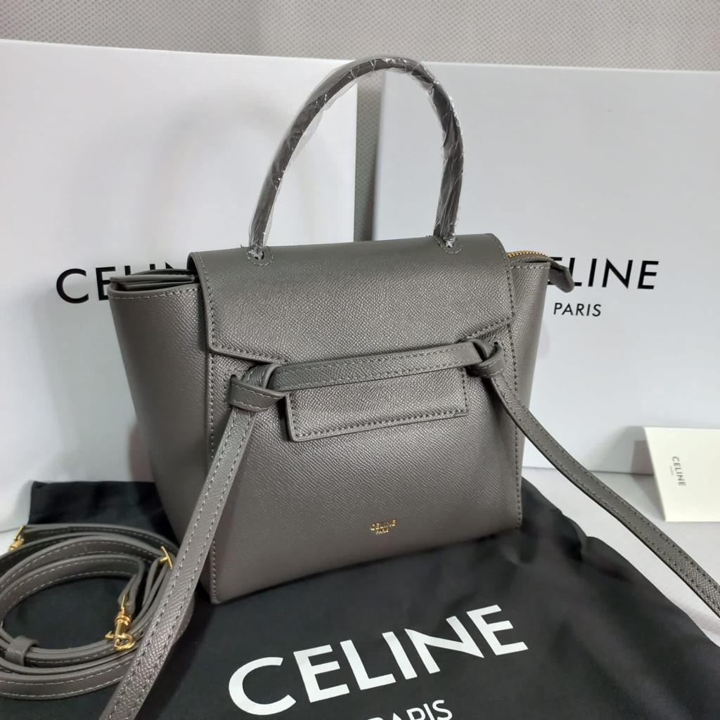 Tas Tangan Celine Pico Belt Bag Bahan Epsom Semi Premium