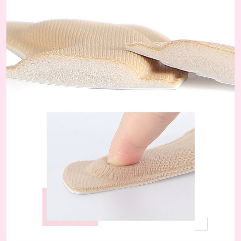 Bantalan Pelindung Tumit Insole Shoes Heels Pad Pain Relief - 518RY - Beige