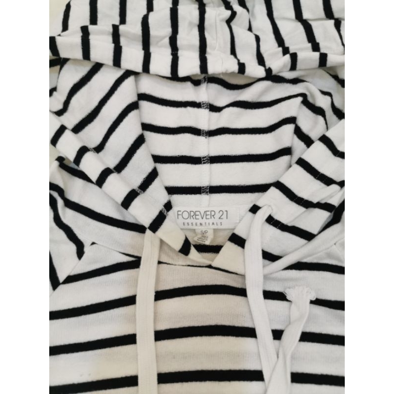 hoodie wanita sweater wanita sweater panjang hoodie stripe hoodie strip sweater strip atasan stripe 