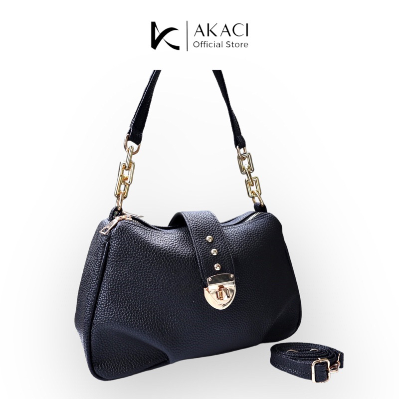 Akaci Tas selempang wanita kunci putar sling bag korea termurah AK 01-6830