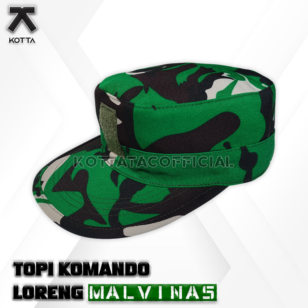 Topi Komando Loreng Malvinas Velbed / Topi Loreng TNI