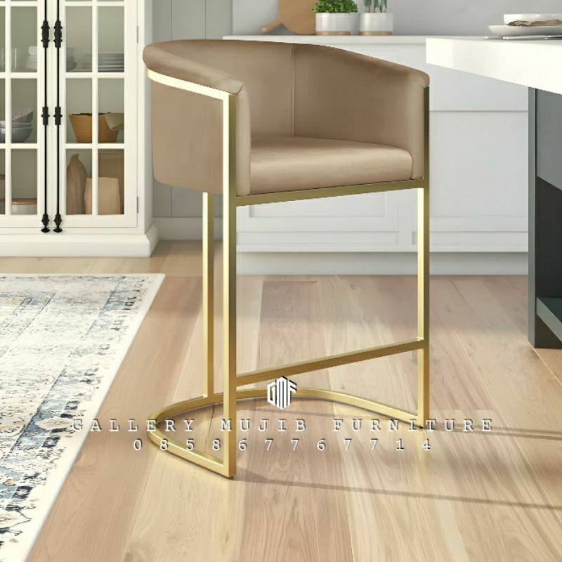 Kursi bar besi gold kursi bar terbaru bar stool modern rangka besi