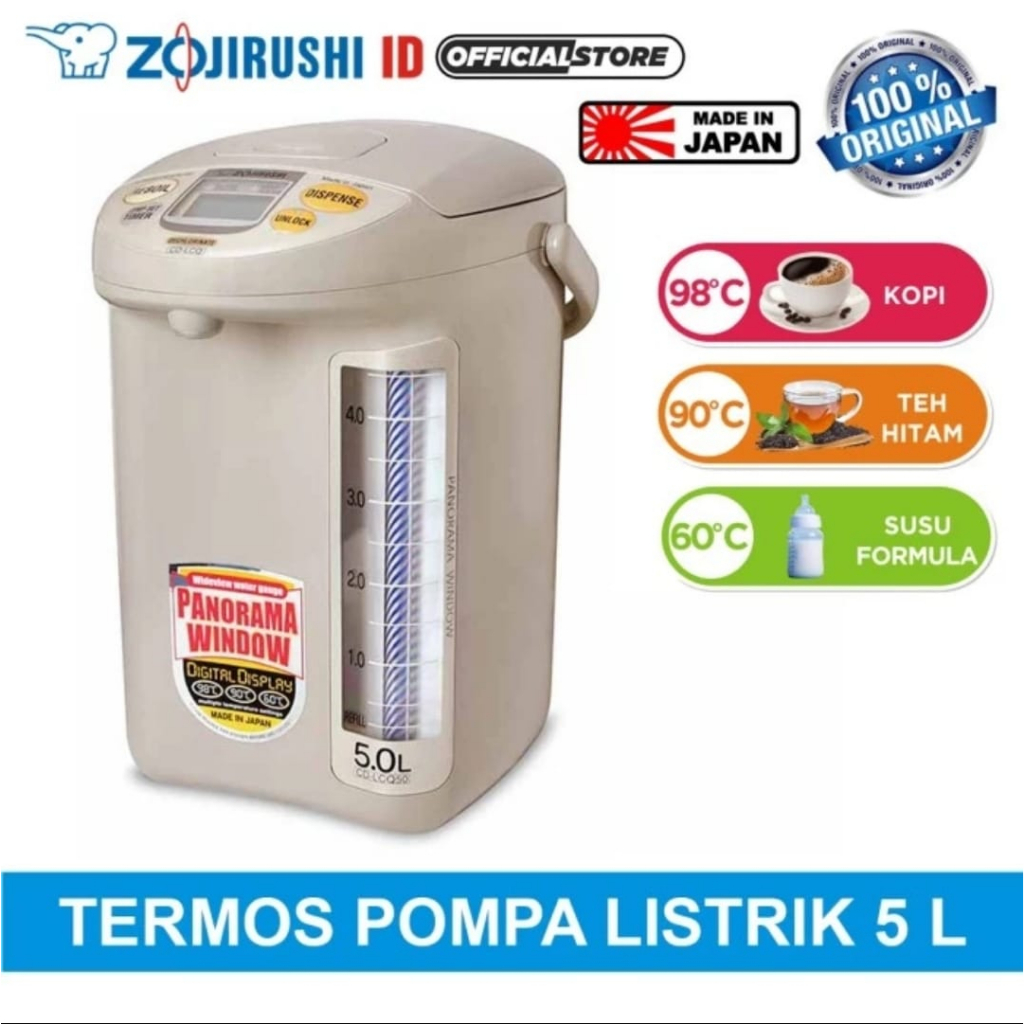Termos Air Panas (LISTRIK) ZOJIRUSHI 5 liter CD-LCQ50 (00144.00626)