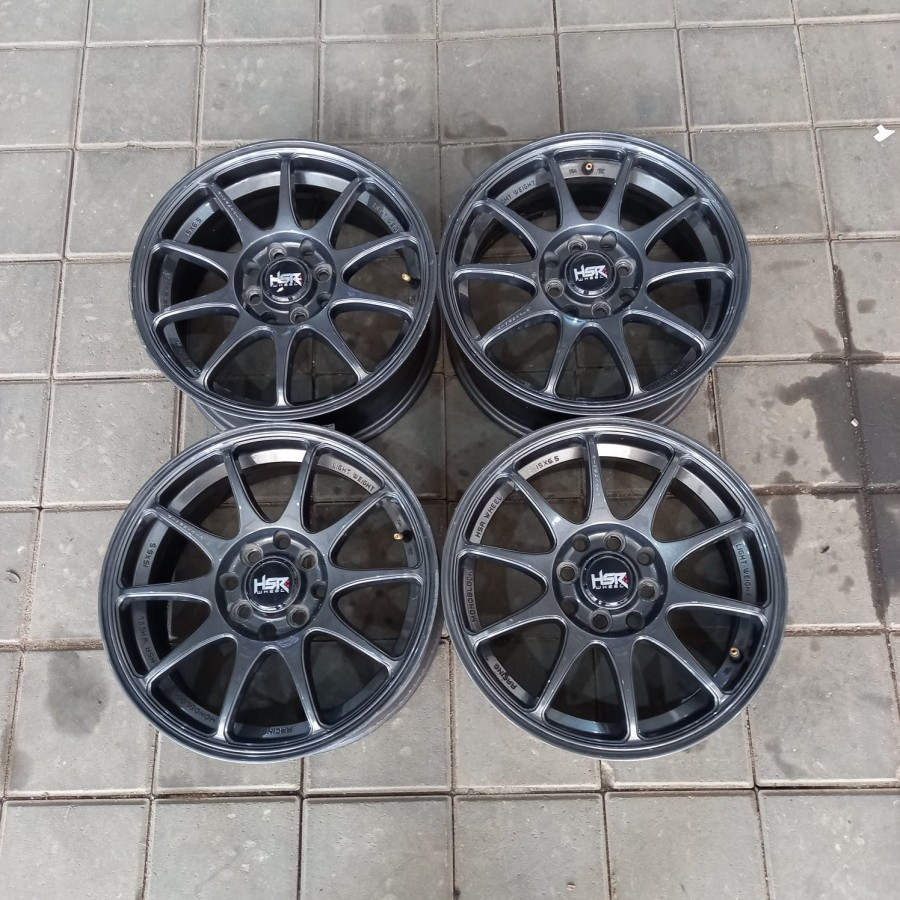 Velg Mobil Bekas Ring 15 INDY HSR R15 Lebar 6,5 Lubang 4 ET42