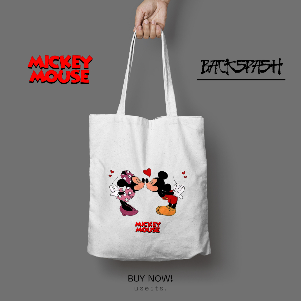 Totebag Tas Mickey Mouse Pria Wanita - MICKEY MOUSE