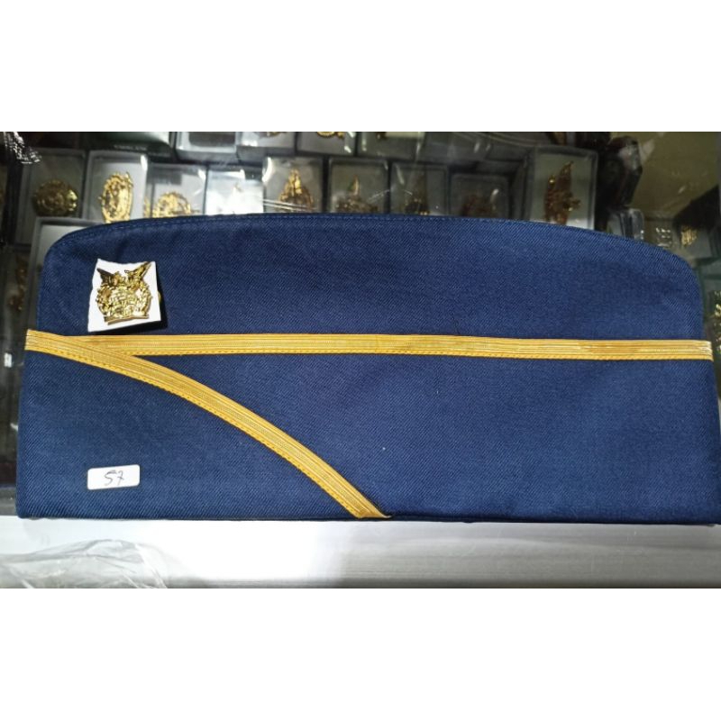 TOPI MUT PAMEN TNI AU LIS BANGKOK + EMBLEM MUT KUALITAS TERBAIK