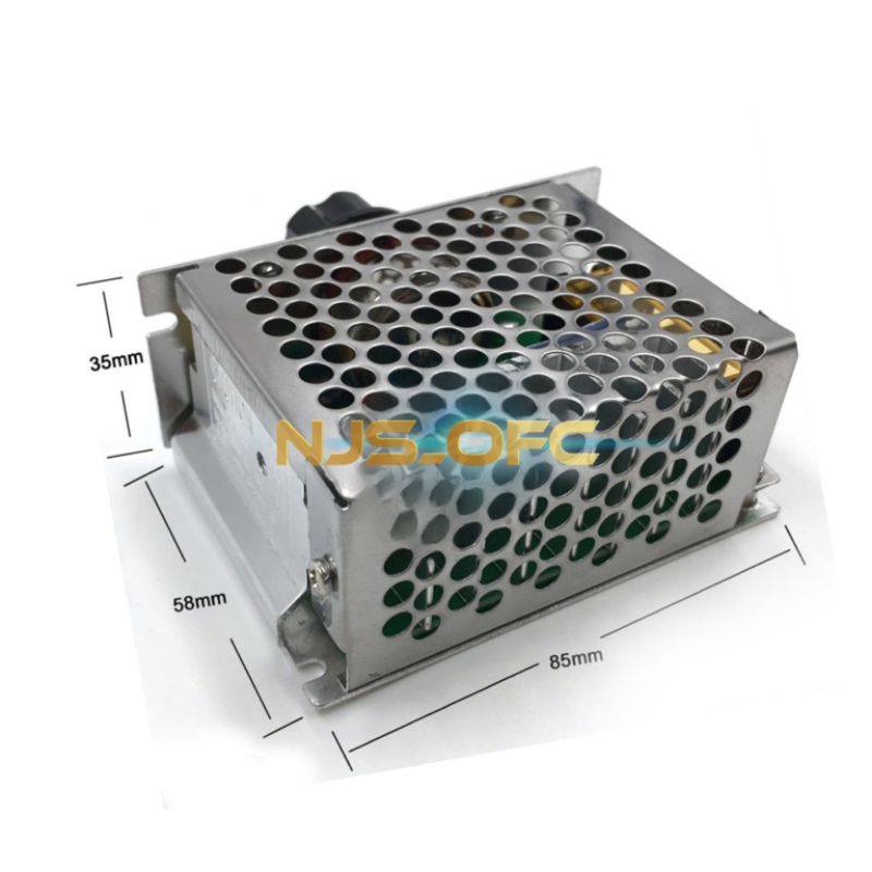 With Case SCR 220V AC 4000Watt Dimmer Speed Controller Motor Dinamo Gerinda bor