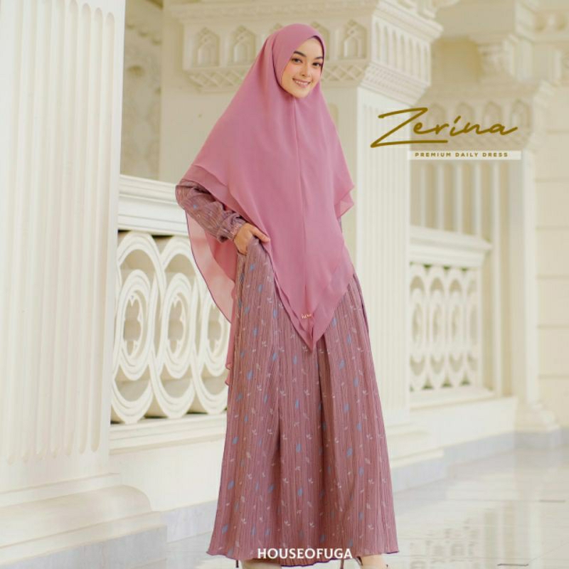 GAMIS ZERINA (GAMIS MOTIF SYARI) BY HOUSE OF UGA