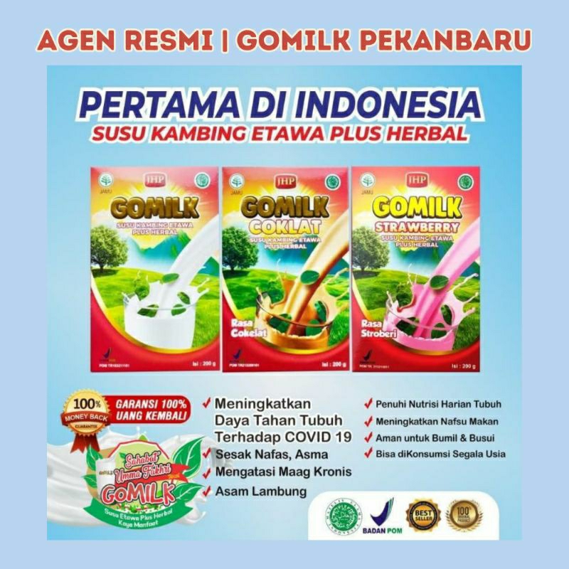 

GOMILK Susu Kambing Etawa Plus Herbal