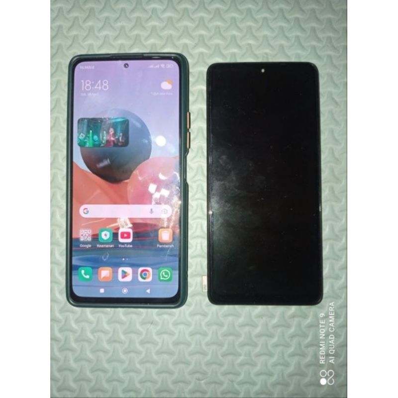 lcd & frame redmi note 10 pro ( minus )