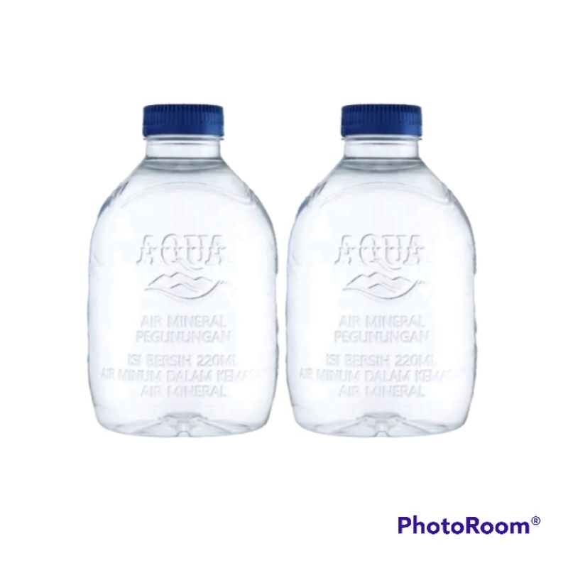 Air Mineral Aqua 220ml Botol