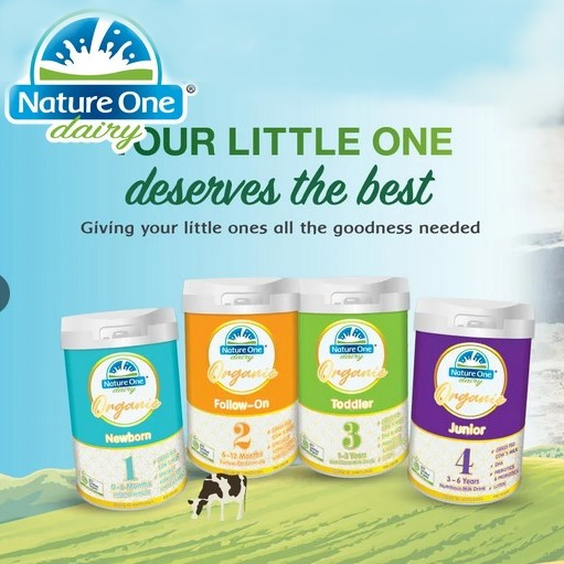 NATURE ONE Dairy Organic Step 1 / Step 2 / Step 3 / Step 4 | Susu Formula Organik Premium