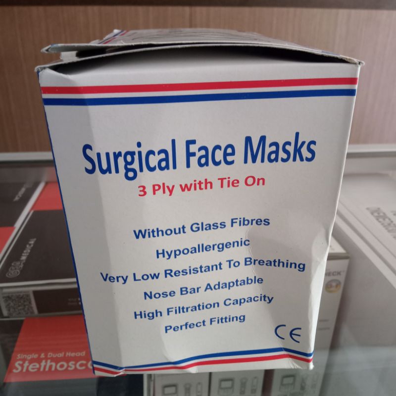 Surgical Face IBS mask/ masker bedah IBS isi 50