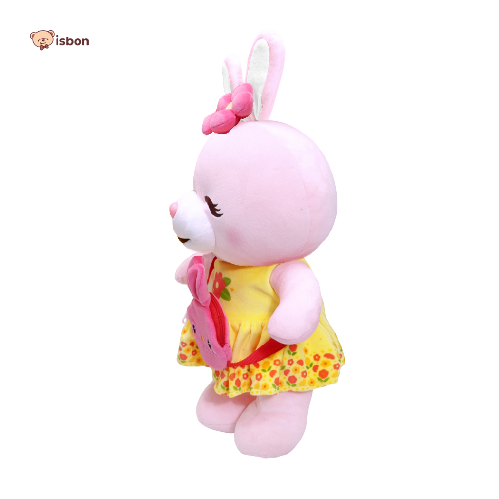 ISTANA BONEKA Kelinci With Baju Sekolah Bunny Plush Tas Ransel Back To School Series Cowok Cewek by Istana Boneka