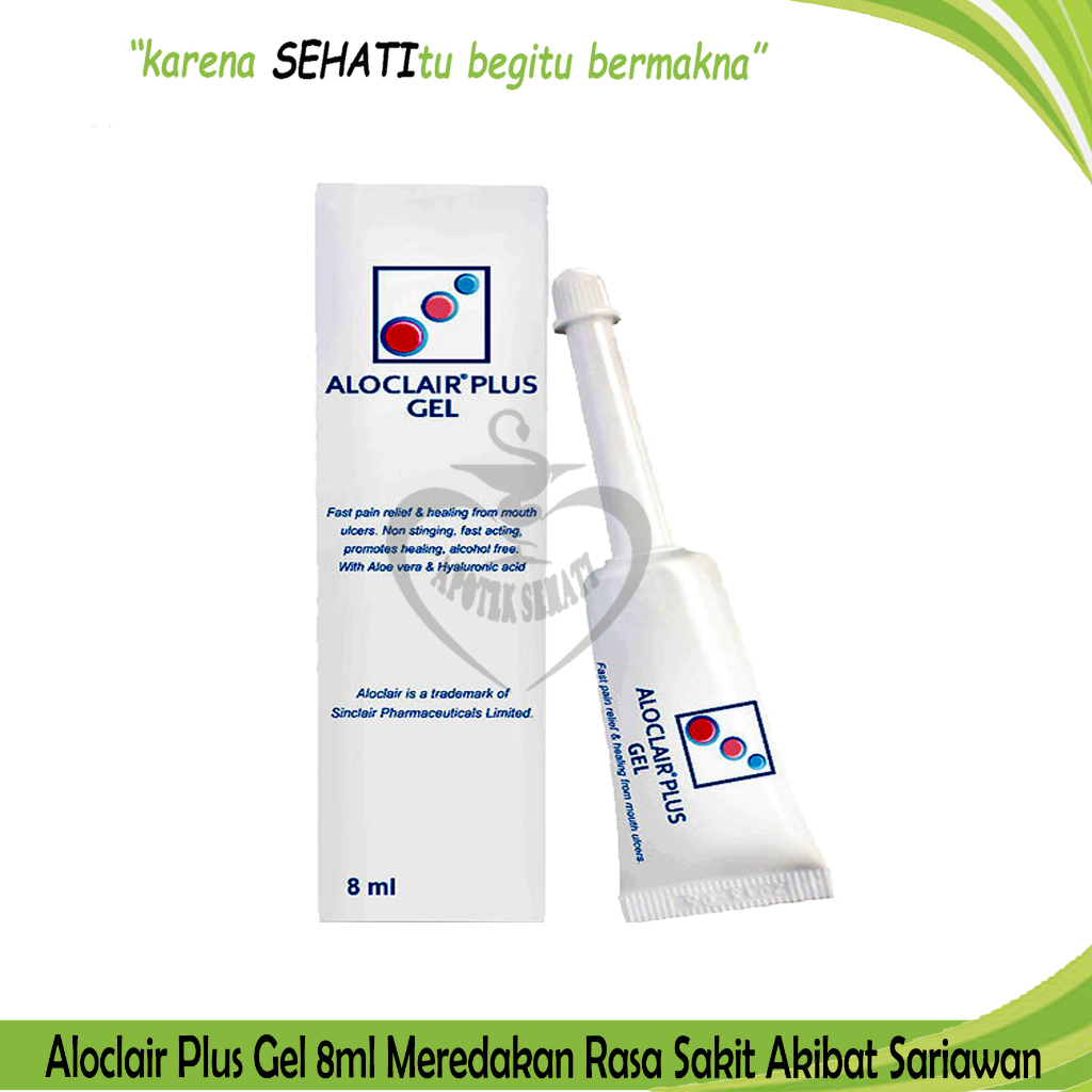 Aloclair Plus Gel 8 Ml Obat Gel Sariawan Alami