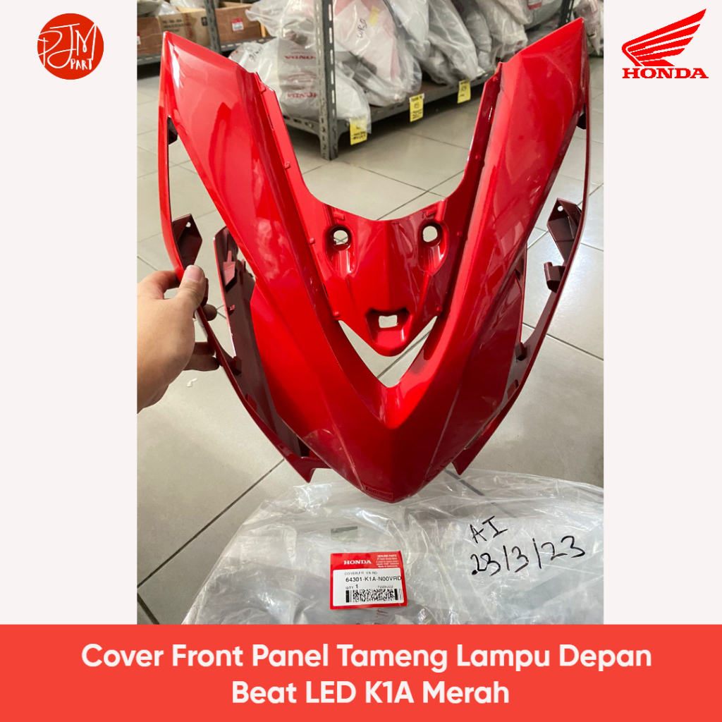 64301-K1A-N00VRD Cover Front Panel Tameng Lampu Depan Beat LED K1A Merah