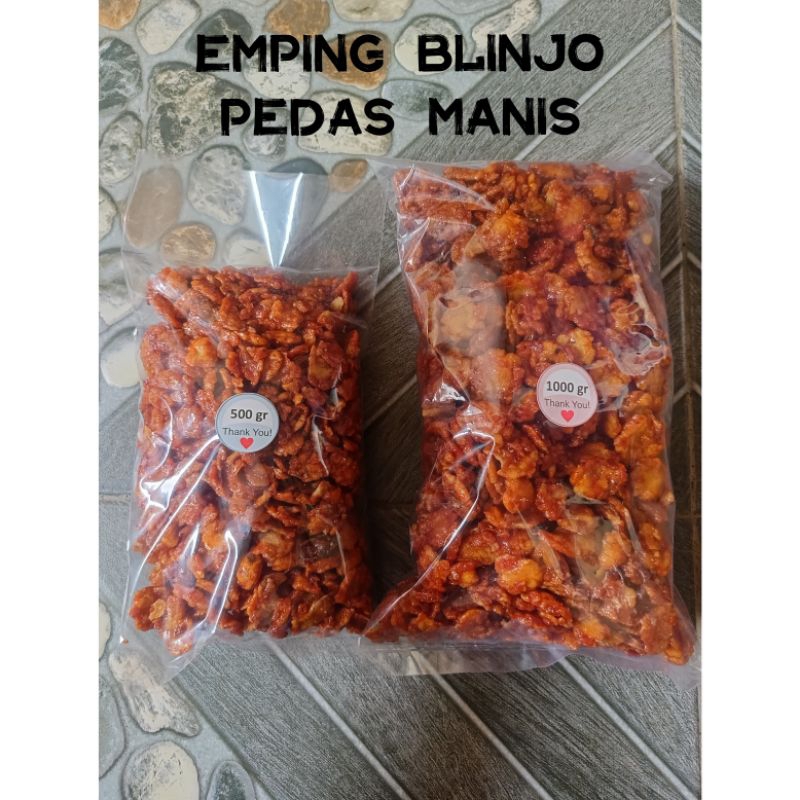 

Emping Blinjo Pedas Manis 500gr