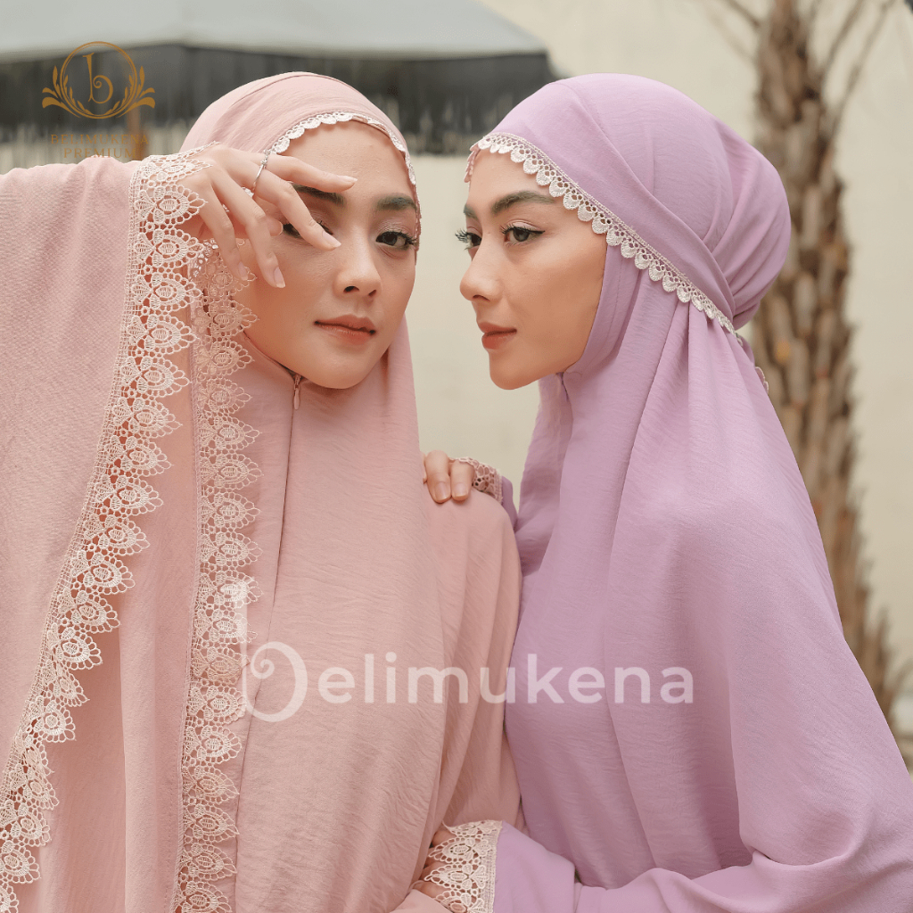 Mukena Dewasa Airflow Crinkle 3in1 Lace Kejora