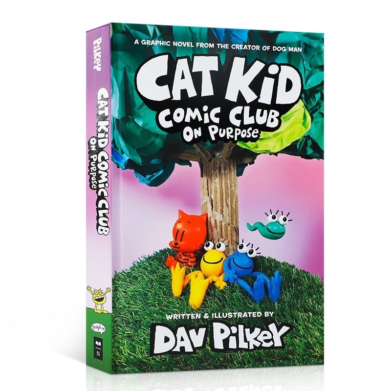 original guaranteed Cat Kid Comic club #3 On Purpose buku impor buku anak happychild