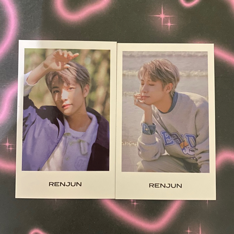 [SET] renjun from home mini collect book polaroid 1 2 photocard nct dream