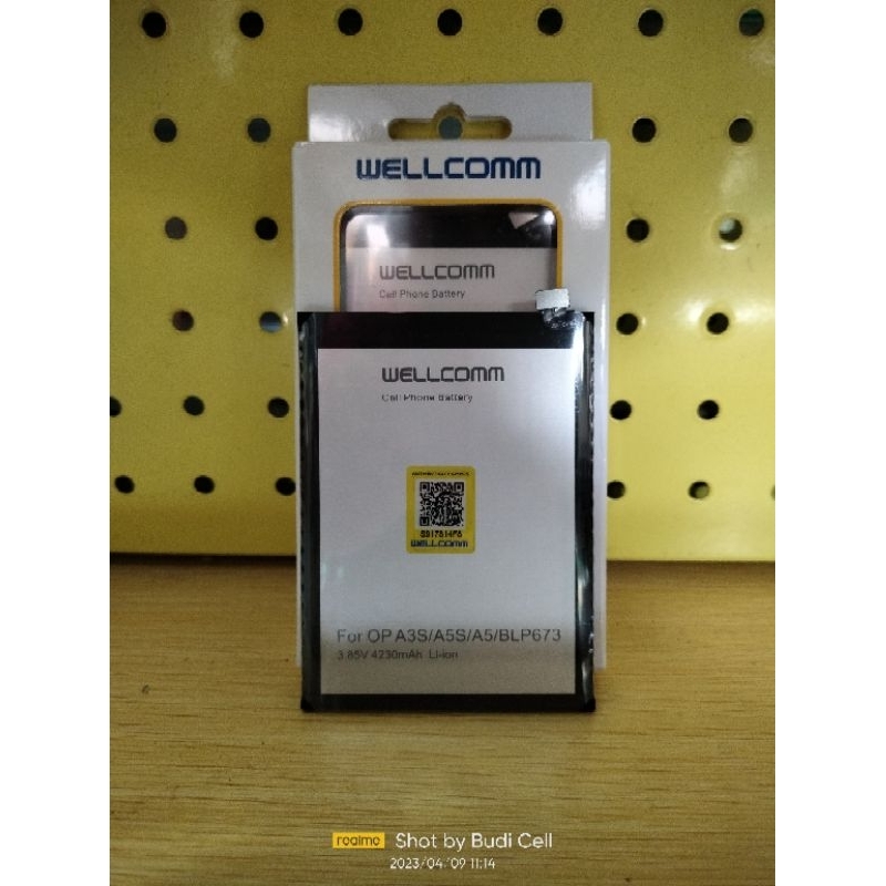 Battery wellcomm Oppo a3s/a5s/a5/blp673