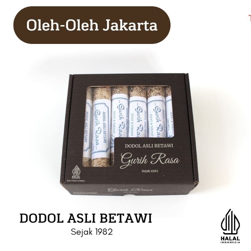 

Dodol wijen / dodol betawi wijen / dodol betawi / oleh oleh jakarta/12 lonjor