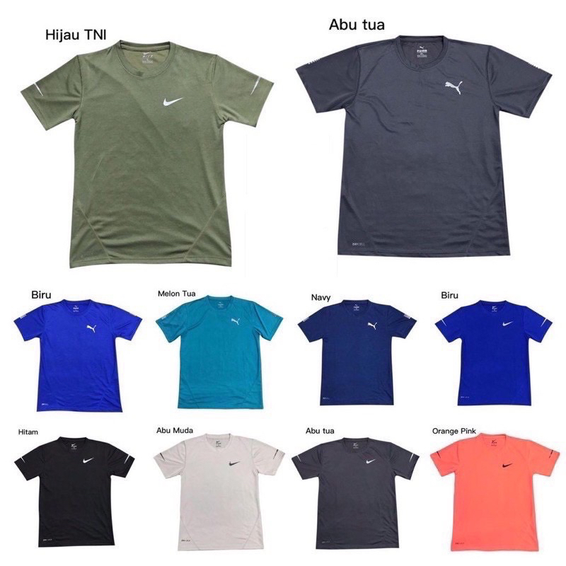 Kaos Training "PRIA" / Olahraga / Kain "Corak"_01