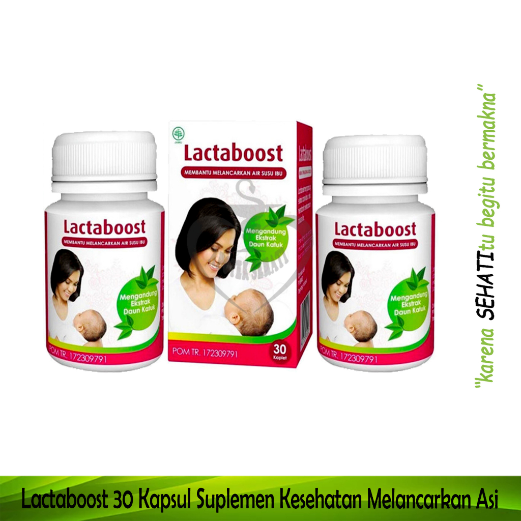 Lactaboost 30 Kaplet  Vitamin Pelancar Asi untuk Ibu Menyusui