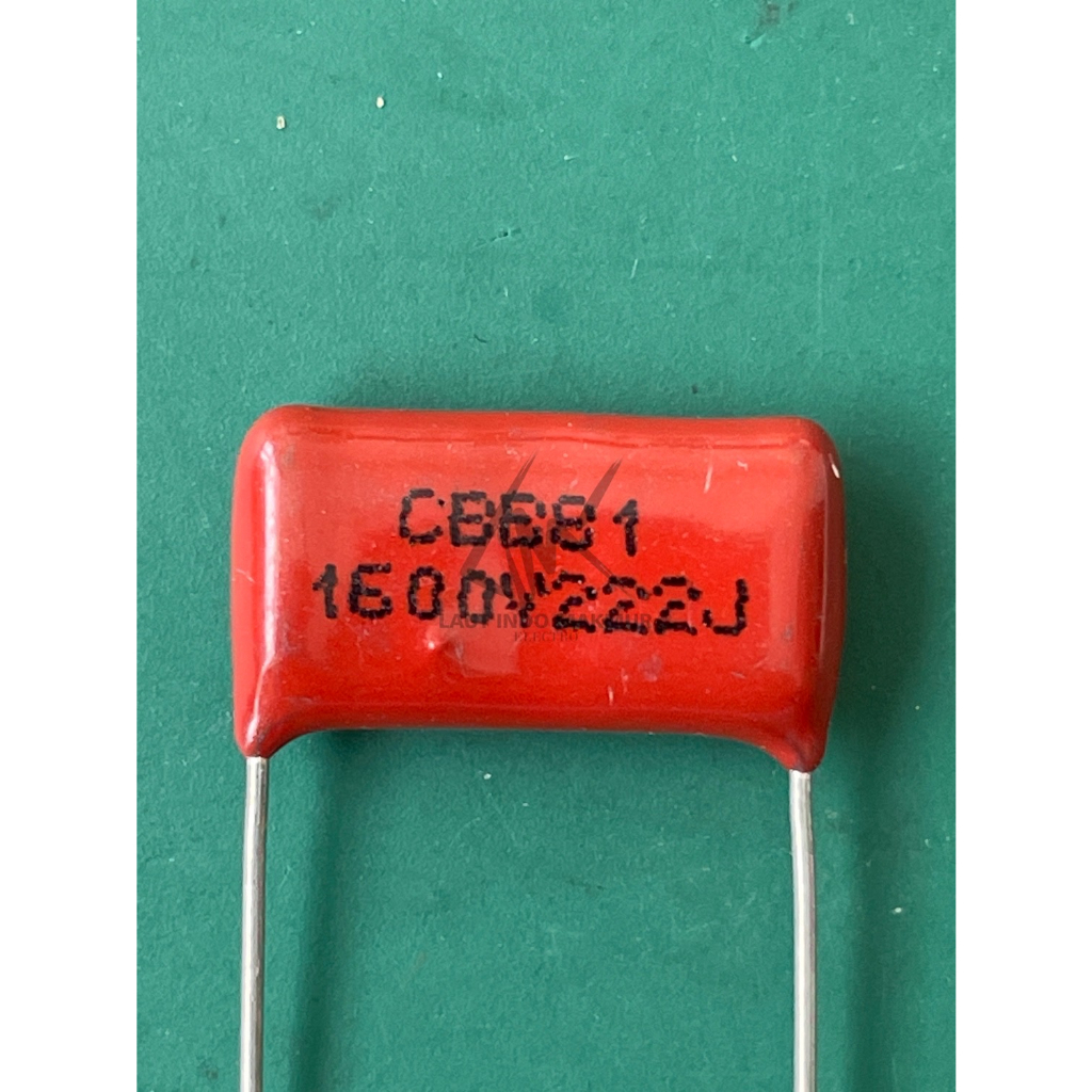 10 BUAH MILAR 222J 1600V MILAR 222 1600V KAPASITOR MYLAR 1600 VOLT ups ST