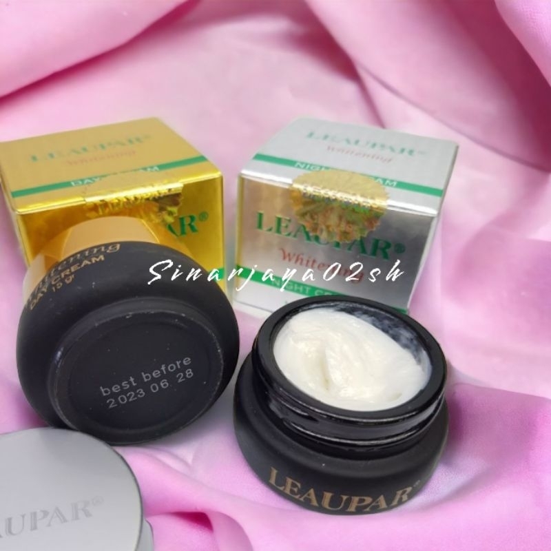 (harga 1set ) PAKET CREAM LEAUPAR 100% DAY &amp; NIGHT CREM ORIGINAL HARGA GROSIR