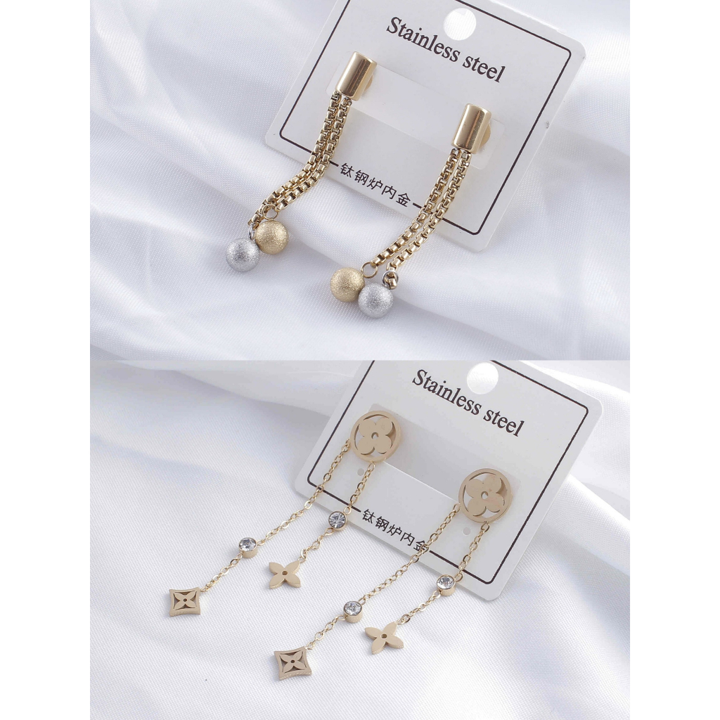 Anting Titanium  Perhiasan Cantik Fashion 0003/8379