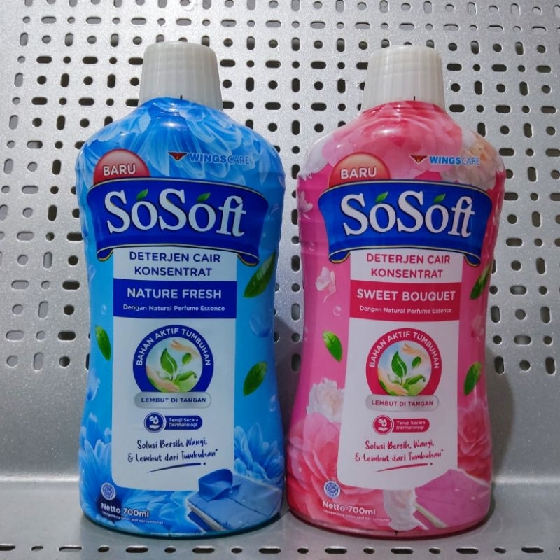 Sosoft 700ml / Sosoft / Deterjen cair / Deterjen sosoft 700ML