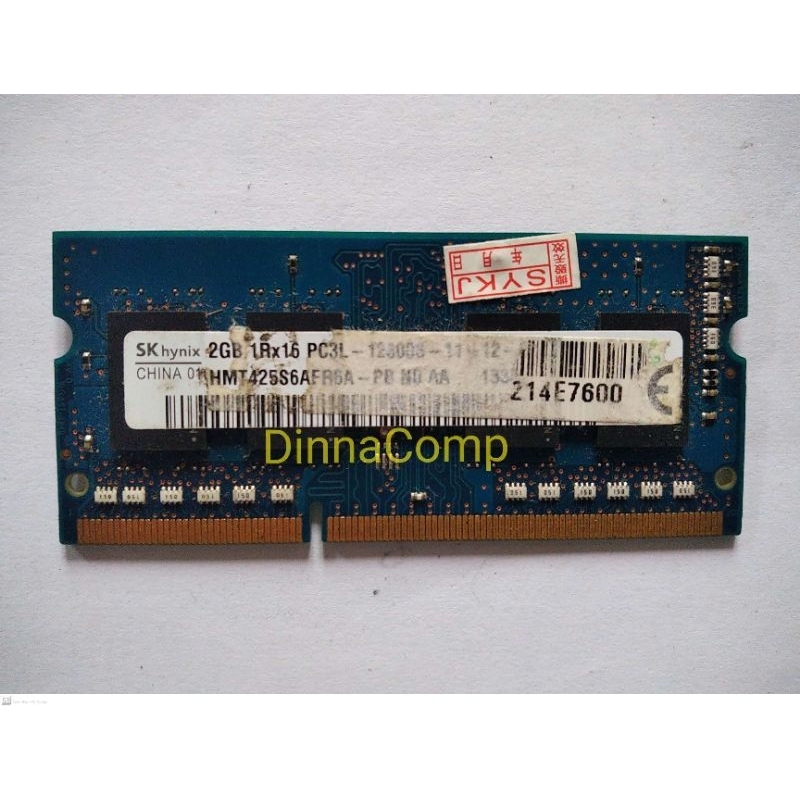Ram Laptop Hynix 2GB ddr3l 12800