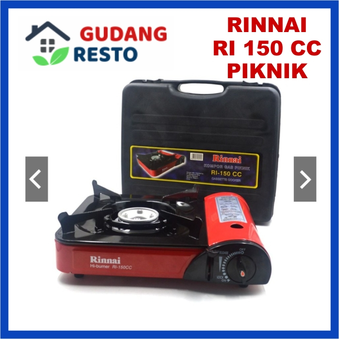 RINNAI RI 150 CC KOMPOR PORTABEL RI150 150CC PIKNIK TRAVEL CAMPING GAS KALENG MINI ORIGINAL GARANSI RINNAI 1 TAHUN