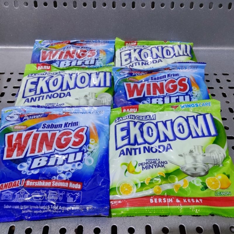 Wings colek sachet isi 3 145g / Ekonomi colek sachet 145g / Wings / Ekonomi