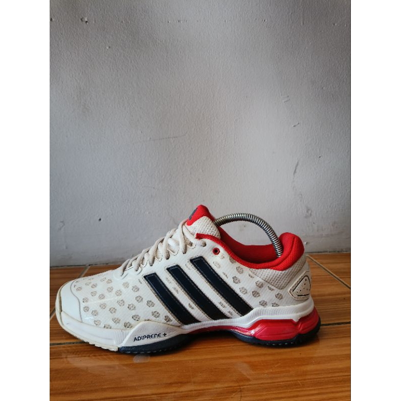 Sepatu Sneakers Running Adidas BARRICADE CLUB Men Tennis BNIB AQ2287 White Putih