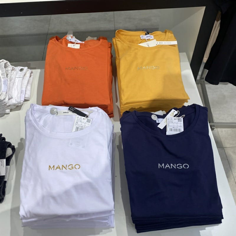 SALE‼️ MANGO LOGO KAOS/T-SHIRT CEWEK ORIGINAL