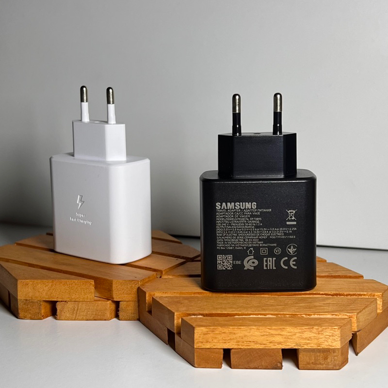 Adaptor Samsung 45W Super Fast charging COPOTAN DARI GARANSI RESMI Type C ORIGINAL 100% (ADAPTOR SAJA)