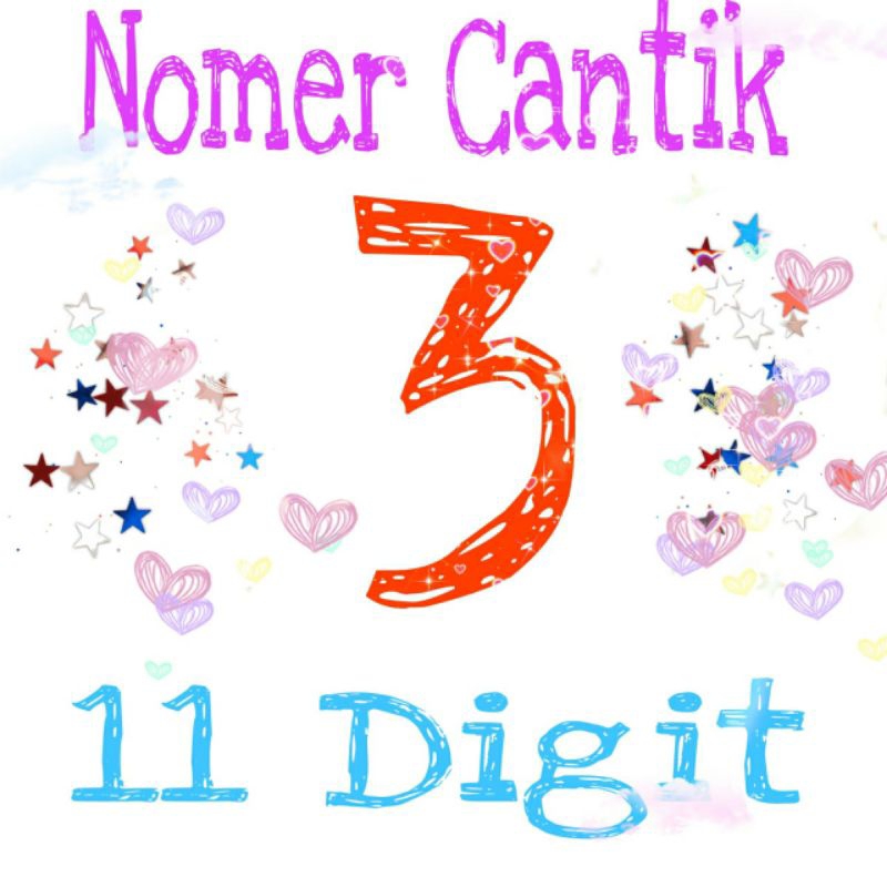 request nomer cantik 3 prabayar / isi ulang pulsa