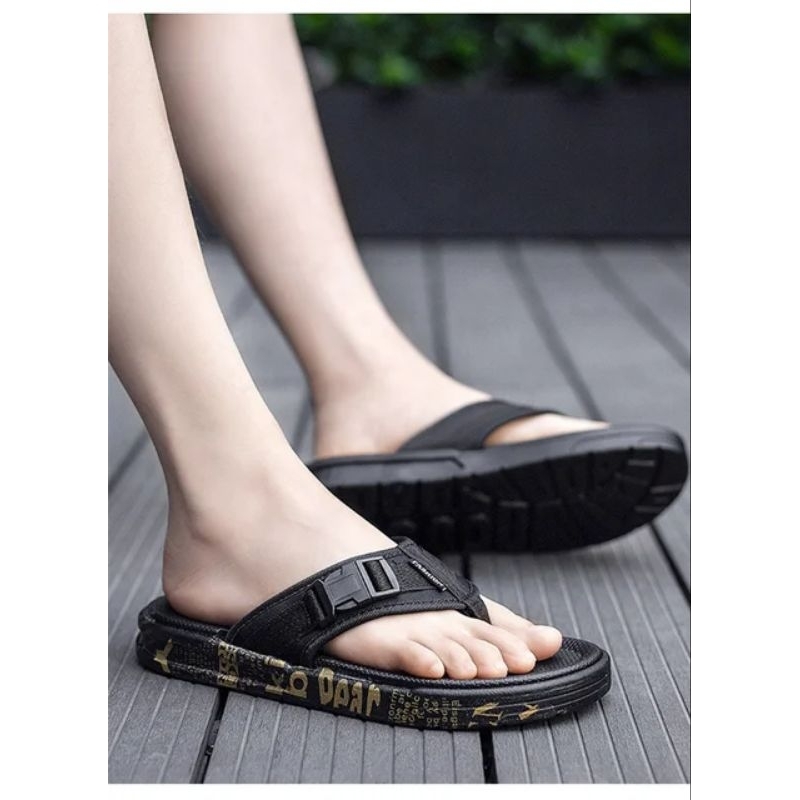 Sandal pria Sol karet anti slip Premium Sandal Pria Sandal pria Kekinian