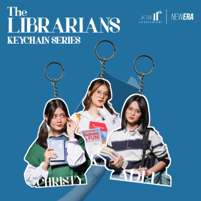 NDESIGN - JKT48 THE LIBRARIANS KEYCHAIN