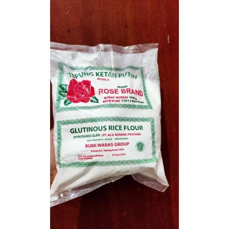

Bisa Kirim Instan - Tepung Ketan Putih Rose Brand 500 gr